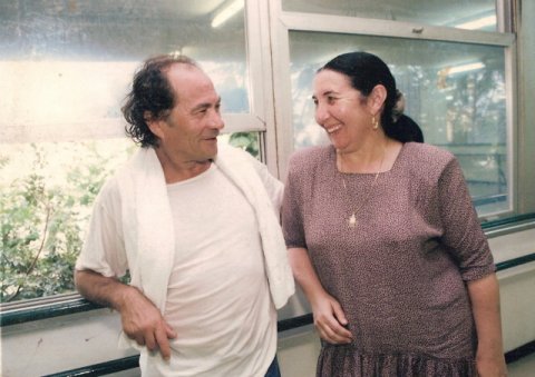 <p style="text-align: right;" dir="rtl">סילביה עם MANOLO MARIN</p>