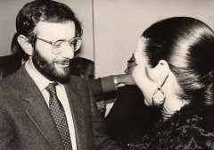 <p style="text-align: right;" dir="rtl">סילביה עם FERNANDO GARCIA CASAS<br />נספח תרבות שגרירות ספרד<br />1986</p>
<p style="text-align: right;" dir="rtl"> </p>
